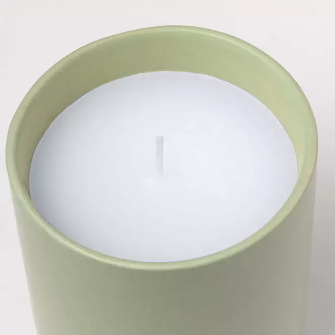 BOUGIE POT CERAMIQUE PERSONNALISABLE 'FLAVY'