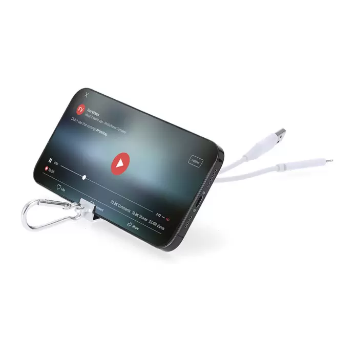 HUB DOUBLE USB ET SUPPORT TEL PERSONNALISABLE 'JOCKOU'