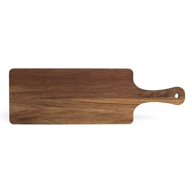 PLANCHE A DECOUPER PERSONNALISABLE EN ACACIA 'AKI POIGNEE'