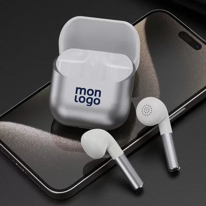 ÉCOUTEURS BLUETOOTH® PERSONNALISABLE 'MAURTY'