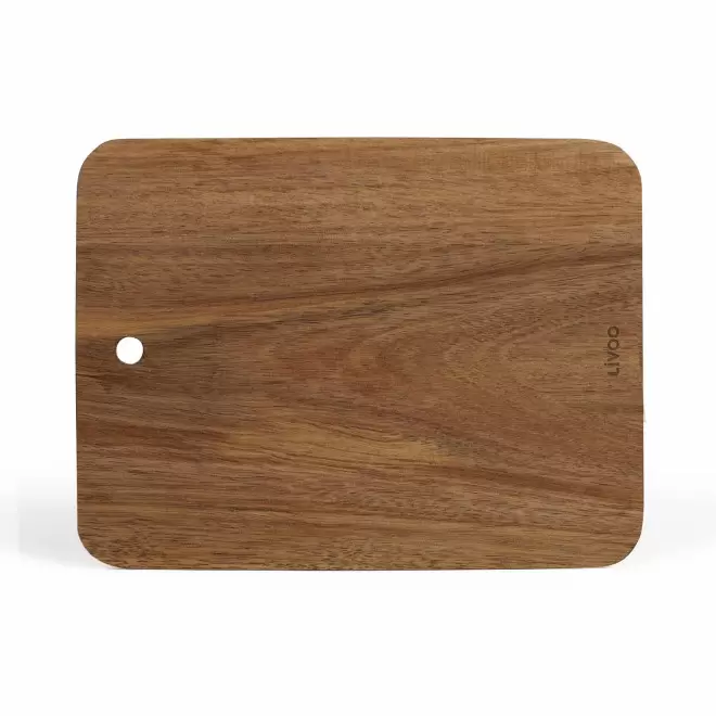 PLANCHE A DECOUPER PERSONNALISABLE EN ACACIA 'AKI'