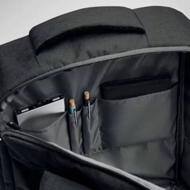 SAC A DOS ORDINATEUR 15" RPET PERSONNALISABLE 'LUBAS'