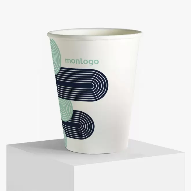 GOBELET CARTON 35 CL PERSONNALISABLE 'KUPPO'