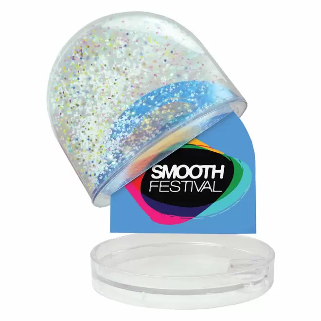 BOULE A NEIGE SCINTILLANTE PERSONNALISABLE 'FRIOS'