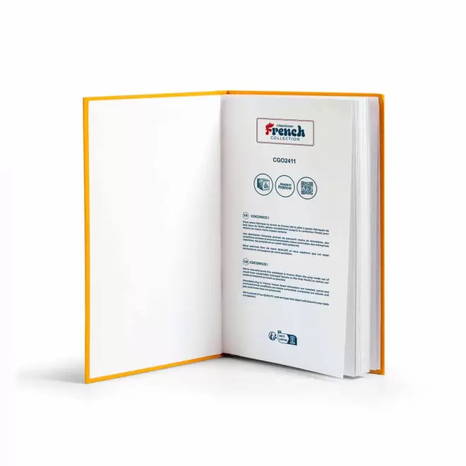 CARNET COUVERTURE RIGIDE PERSONNALISABLE 'FRENCHIE' 