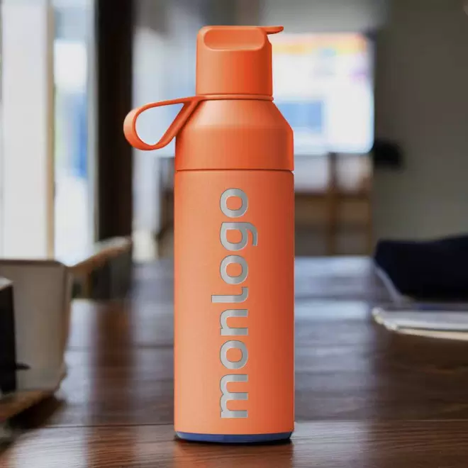 BOUTEILLE ISOTHERME 500 ML PERSONNALISABLE 'OCEAN GO'