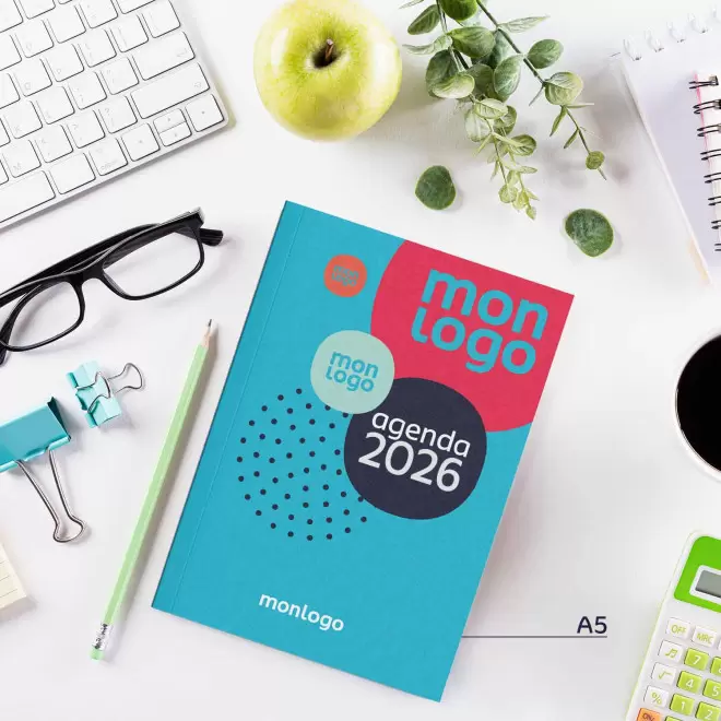 AGENDA SEMAINIER PERSONNALISABLE 'CANVO' 