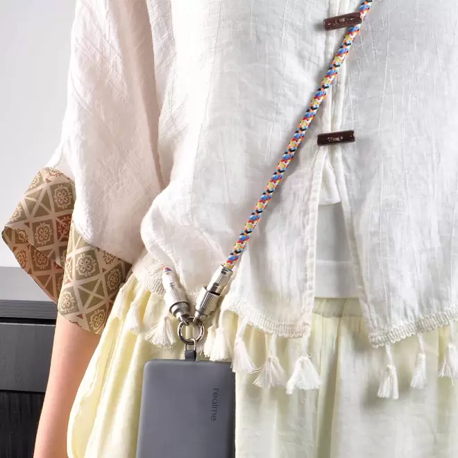 TOUR DE COU ET CABLE TELEPHONE PERSONNALISABLE 'EXCLOU'