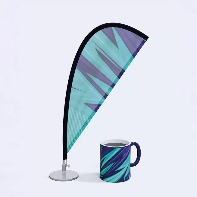 MINI ORIFLAMME DE TABLE PERSONNALISABLE 'TOLITO'