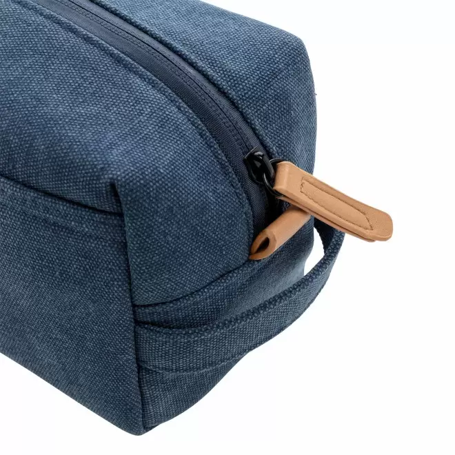 TROUSSE DE TOILETTE PERSONNALISABLE EN TOILE 'ESMEE'