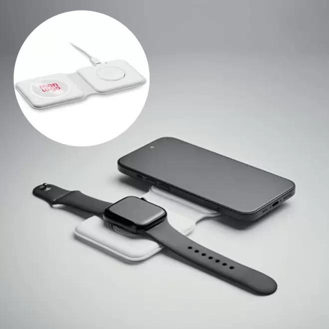CHARGEUR INDUCTION PLIABLE PERSONNALISABLE 'PIEGO 2'