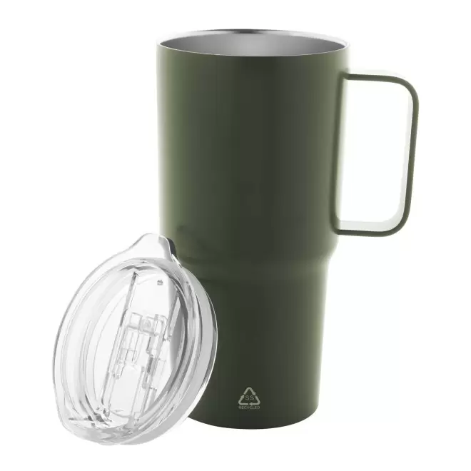 MUG ISOTHERME PERSONNALISE EN ACIER 600ML 'TENDENZI INOX'