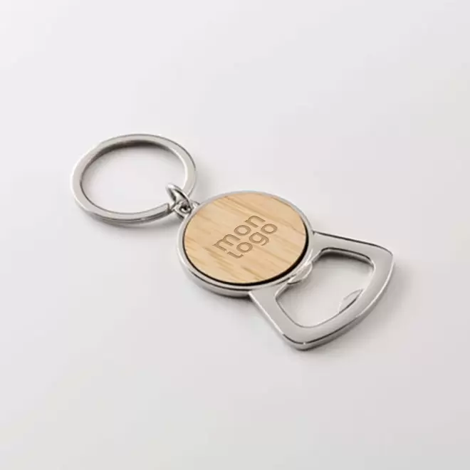 PORTE CLES DECAPSULEUR PERSONNALISE 'CASAWOOD DECAPS'