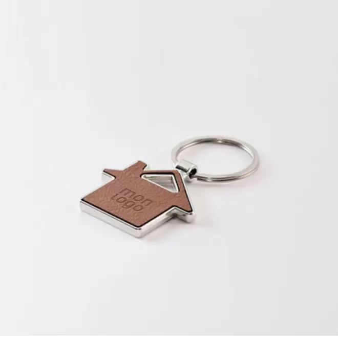 PORTE CLE EN PU RECYCLE PERSONNALISE 'ANGELOS MAISON'