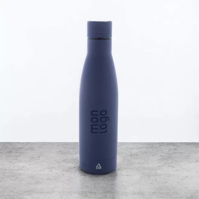 BOUTEILLE PERSONNALISABLE ACIER RECYCLE 750ML 'BROLO'