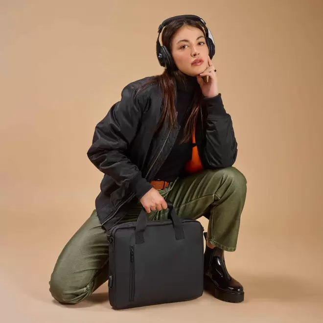 SACOCHE ORDINATEUR WATERPROOF PERSONNALISABLE 'MANHATTAN'