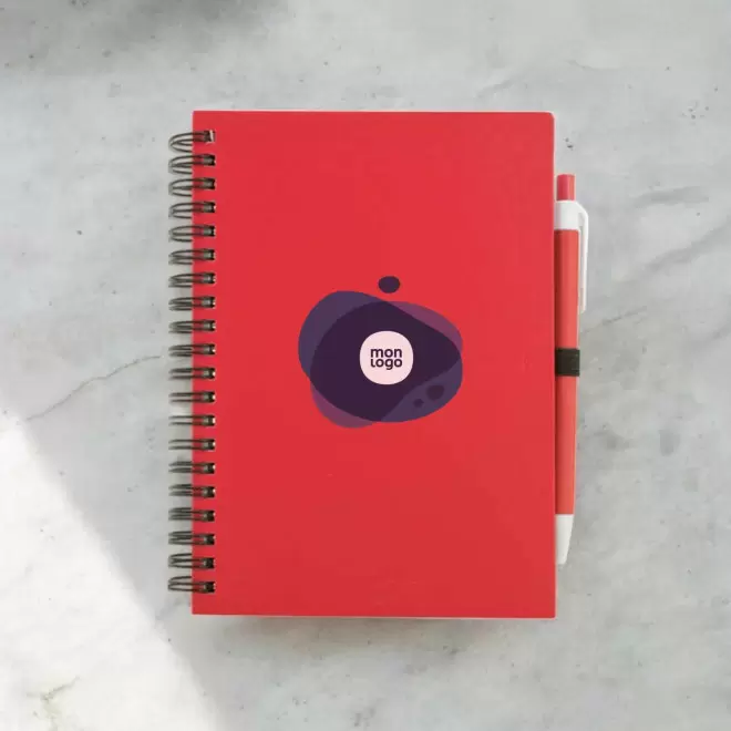 CARNET A SPIRALES PERSONNALISABLE 'CARLEY' NON LIGNE