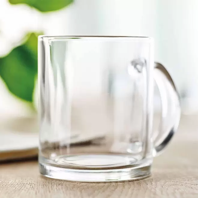MUG EN VERRE PUBLICITAIRE 'SENSA FULL'