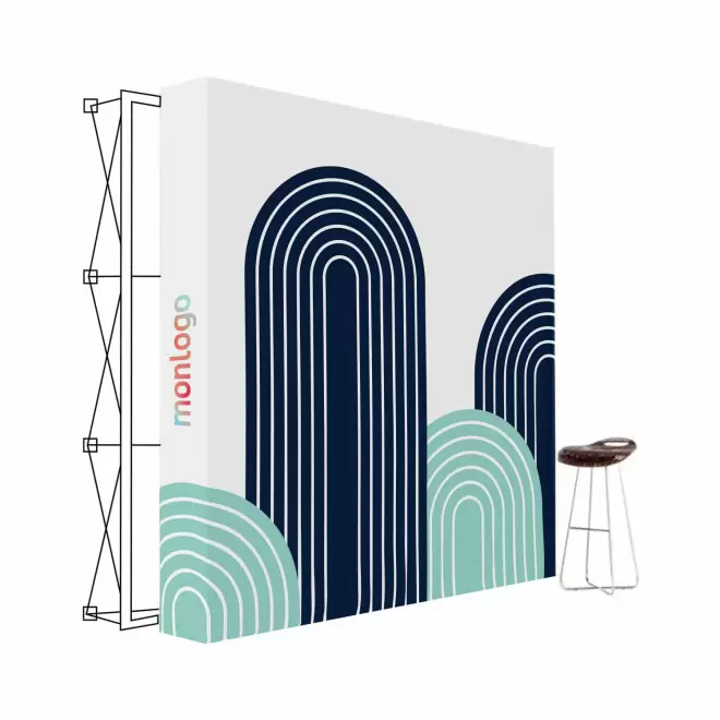 TOILE REMPLA STAND PERSONNALISABLE PARAPLUIE 'VELCRO'
