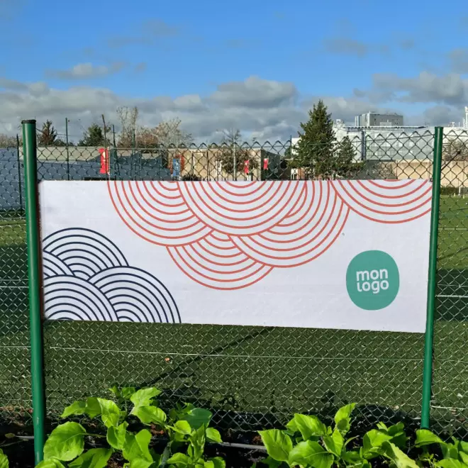 BACHE PERSONNALISEE 'REKLAM INTISSEE' 80X200 CM