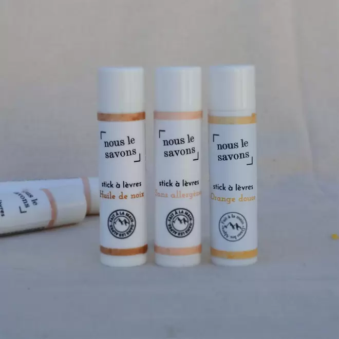 STICK A LEVRES BIO 5G PERSONNALISE 'SANDY'