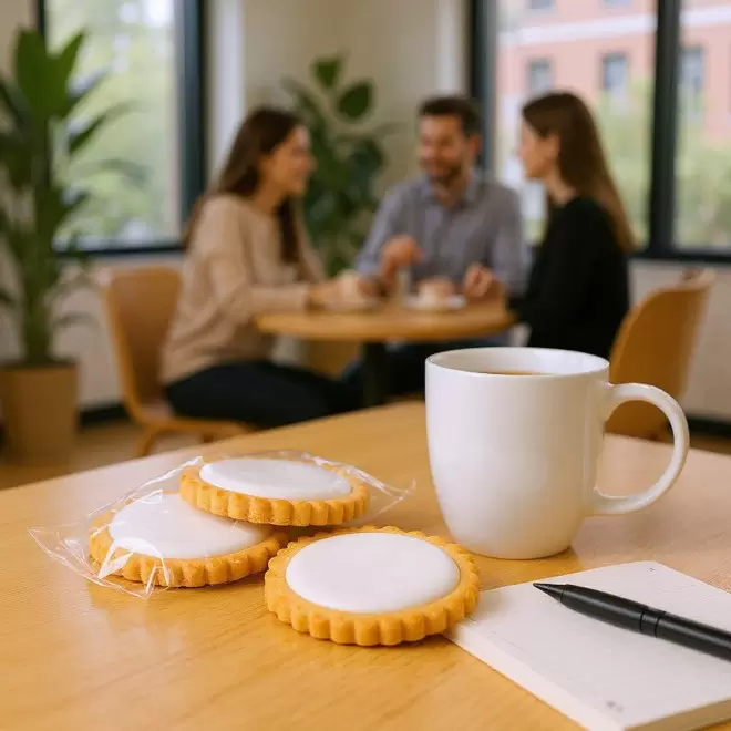 BISCUIT PERSONNALISE AVEC GLACAGE INDIVIDUEL 'LUCE'