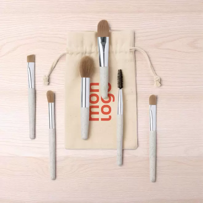 SET DE PINCEAUX A MAQUILLAGE PERSONNALISE 'BLUSH'