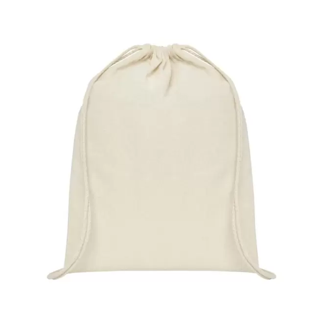 SAC CORDELETTE PERSONNALISE EN COTON ECRU 'RHIDA'