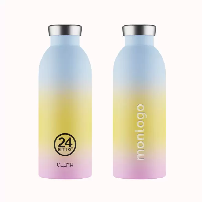 BOUTEILLE ISOTHEME 500ML PERSONNALISEE 'CLIMA 24BOTTLES'