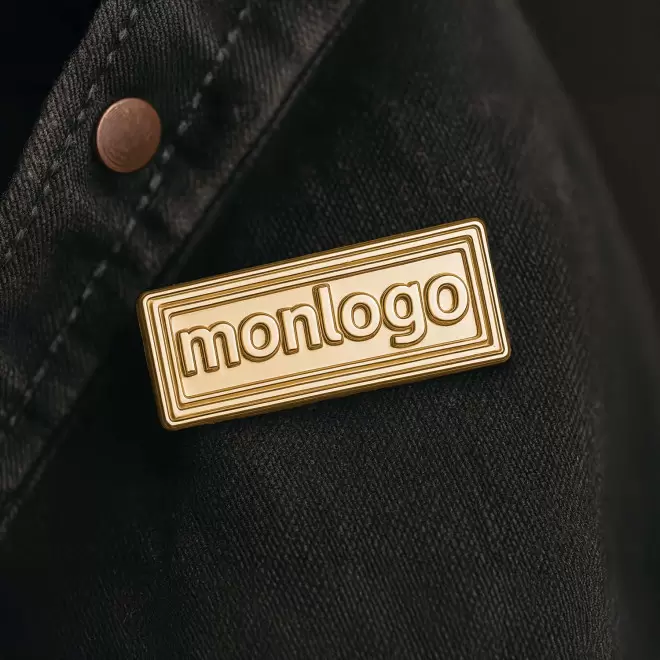 PINS PERSONNALISE A LA FORME EMAIL 'PINZ GOLD'