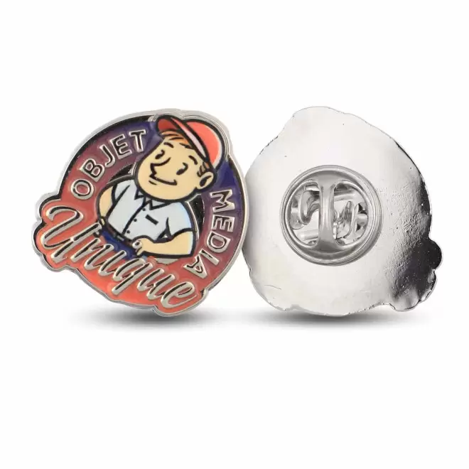 PINS PERSONNALISE EN FER UV 'PINOU'