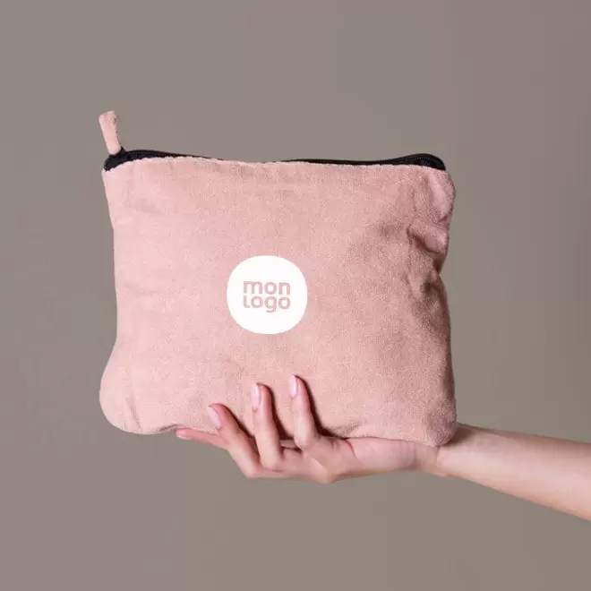 TROUSSE DE TOILETTE EPONGE PERSONNALISEE 'HUBY'