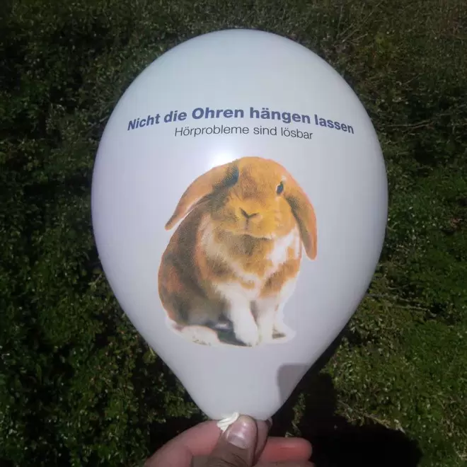 BALLON DE BAUDRUCHE PERSONNALISE ø27 CM 'LUFT QUADRI'