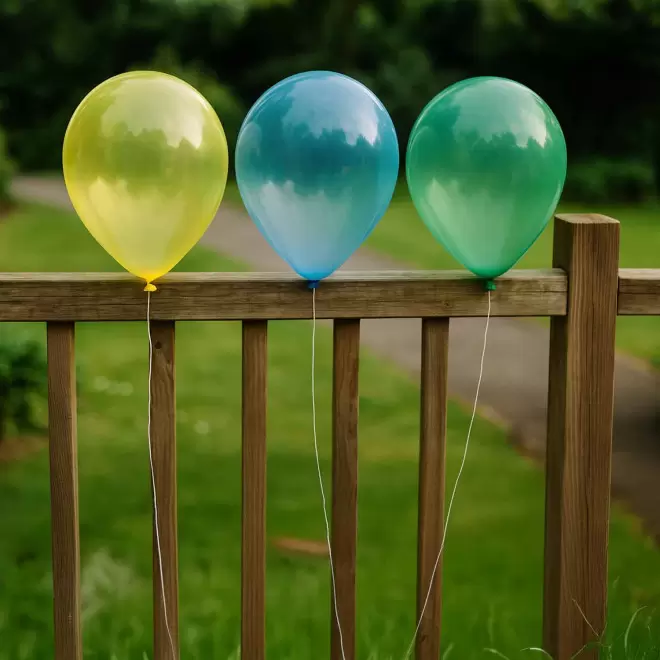 BALLON TRANSPARENT PERSONNALISE ø30 CM 'LUFT QUADRI'