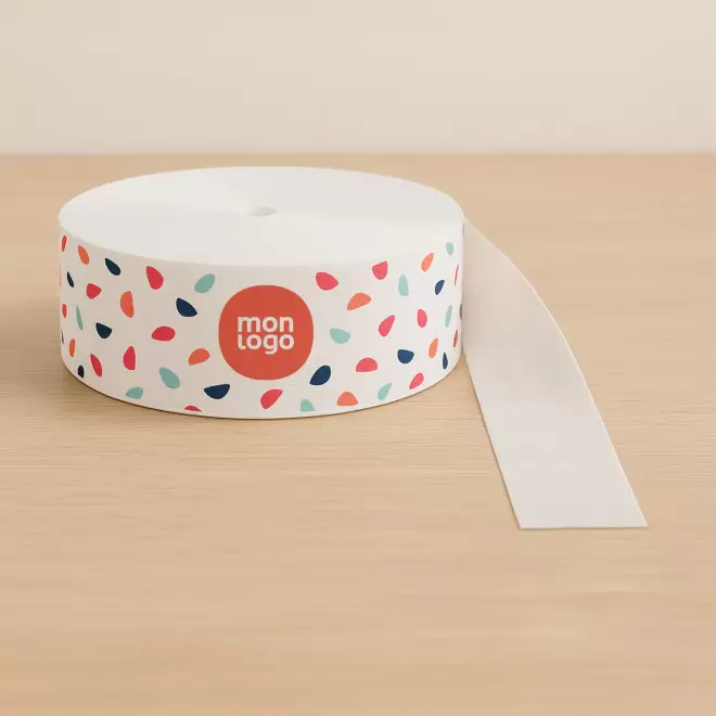 RUBAN CADEAU PERSONNALISE EU 25MM 100M 'RIBBON'