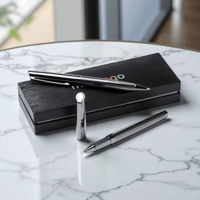 PARURE STYLO ET PORTE MINES PERSONNALISEE 'NAKA'