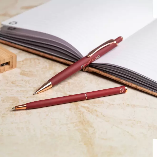 STYLO PERSONNALISABLE EN ALUMINIUM RECYCLE 'QUEEN'