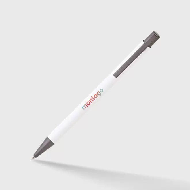 STYLO EN ALUMINIUM FIN PERSONNALISE 'MELEIS'