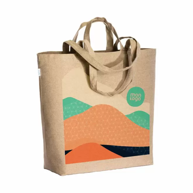 CABAS SHOPPING PERSONNALISABLE DOUBLE ANSES 'ANKORA CABAS'