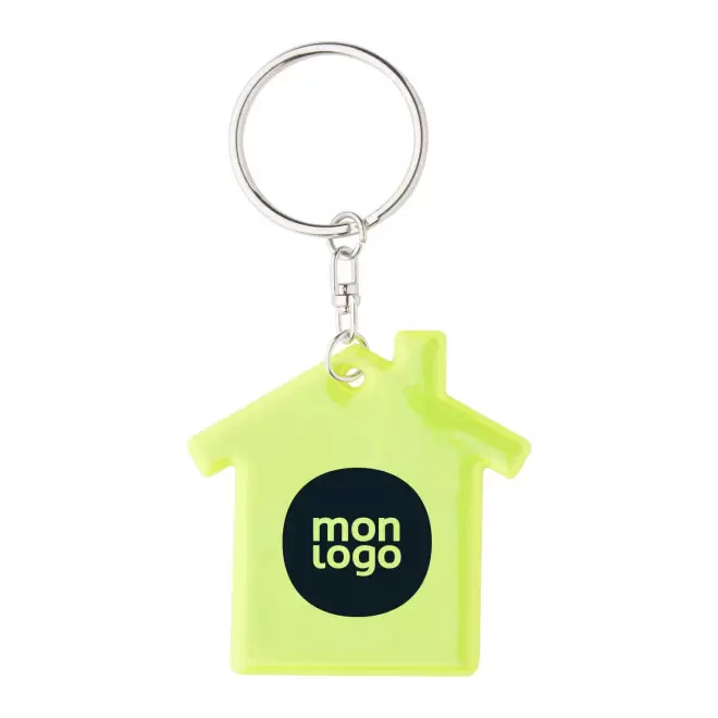 PORTE CLE REFLECHISSANT PERSONNALISABLE 'OVIO MAISON'