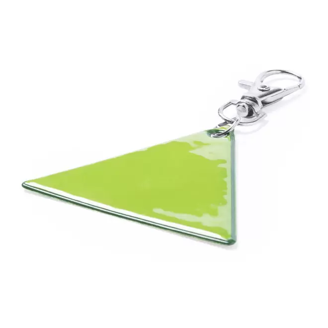 PORTE CLE REFLECHISSANT PERSONNALISABLE 'OVIO TRIANGLE'