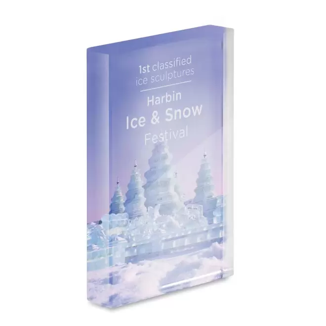 TROPHEE EN CRYSTAL PERSONNALISABLE 'TIBA'