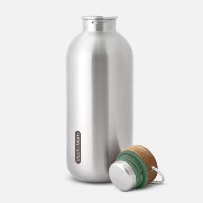 BOUTEILLE EN INOX 600 ML PERSONNALISABLE 'PLUME'