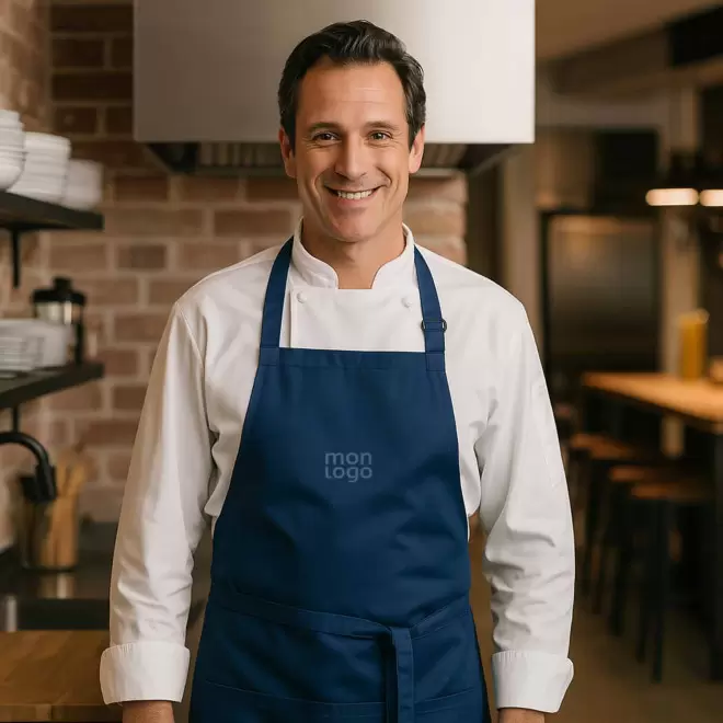 TABLIER PERSONNALISABLE 'CHEF AJUSTABLE'