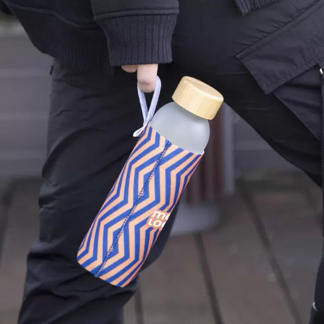 BOUTEILLE 500 ML HOUSSE RPET PERSONNALISABLE 'BOCA SUBLI'