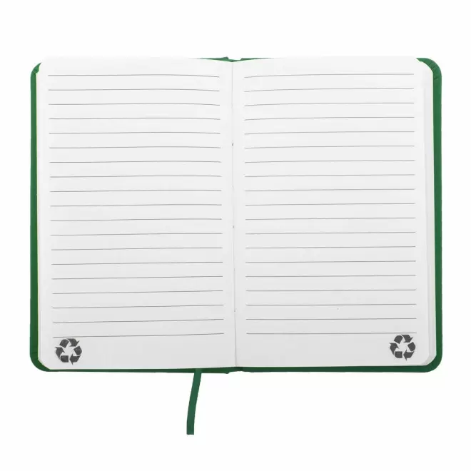 CARNET A6 EN PU RECYCLE PERSONNALISABLE 'LUGGATE' 