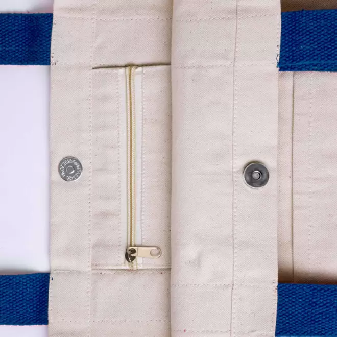 SAC COTON PERSONNALISABLE BICOULEUR 'ARIATI'