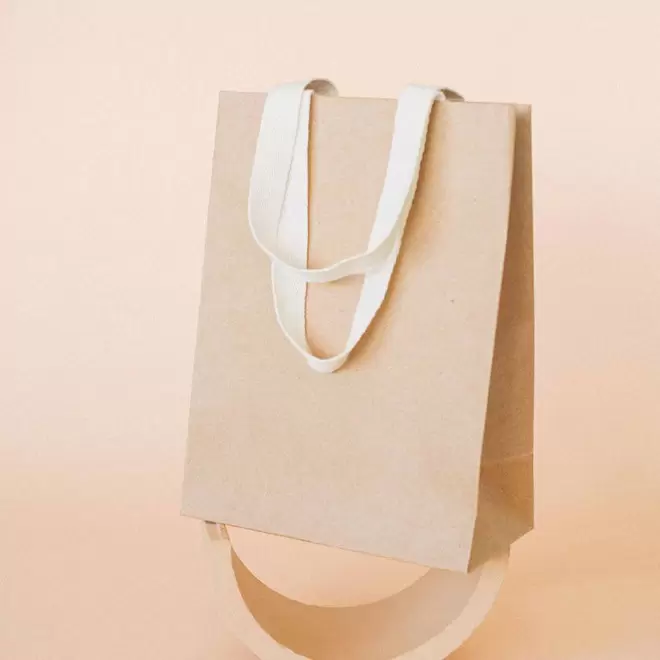 SAC CADEAU PAPIER ET COTON PERSONNALISABLE 'KAVA MINI'