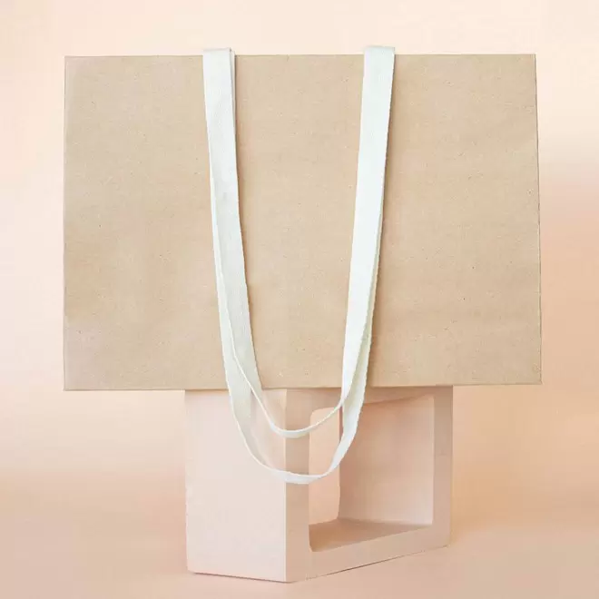 SAC CADEAU PERSONNALISABLE PAPIER ET COTON 'KAVA'