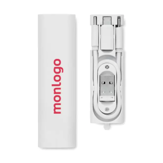 CABLE DE CHARGE AVEC BOITE PERSONNALISABLE 'CLIPCHA'